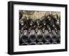 Old Bottles Aging in the Cellar, Chateau Vannieres, La Cadiere d'Azur-Per Karlsson-Framed Photographic Print