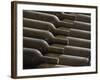 Old Bottles Aging in the Cellar, Chateau Vannieres, La Cadiere d'Azur-Per Karlsson-Framed Photographic Print