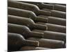 Old Bottles Aging in the Cellar, Chateau Vannieres, La Cadiere d'Azur-Per Karlsson-Mounted Photographic Print