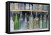 Old Bottles I-Kathy Mahan-Framed Stretched Canvas