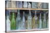 Old Bottles I-Kathy Mahan-Stretched Canvas