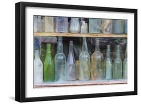 Old Bottles I-Kathy Mahan-Framed Photographic Print