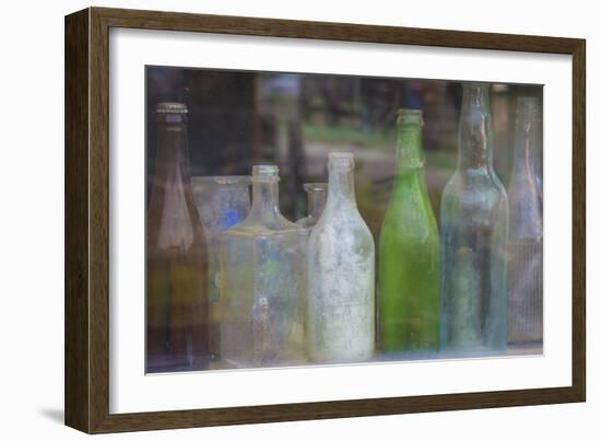 Old Bottles II-Kathy Mahan-Framed Photographic Print