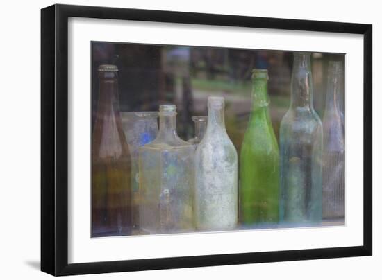 Old Bottles II-Kathy Mahan-Framed Photographic Print