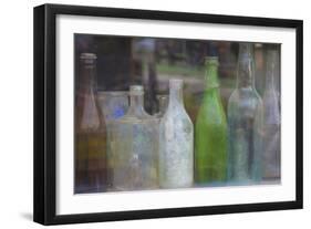 Old Bottles II-Kathy Mahan-Framed Photographic Print