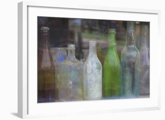 Old Bottles II-Kathy Mahan-Framed Photographic Print