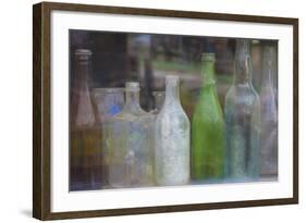 Old Bottles II-Kathy Mahan-Framed Photographic Print