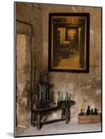 Old Bottling Machine Inside a Disused Winery in the Village of Abalos-John Warburton-lee-Mounted Photographic Print