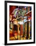 Old Bourbon Street Glow-Diane Millsap-Framed Art Print