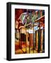 Old Bourbon Street Glow-Diane Millsap-Framed Art Print