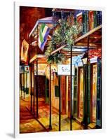 Old Bourbon Street Glow-Diane Millsap-Framed Art Print