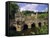 Old Bridge and Bridge Chapel, Bradford-On-Avon, Wiltshire, England, UK, Europe-John Miller-Framed Stretched Canvas