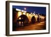 Old Bridge at Night, Perth, Scotland-Peter Thompson-Framed Photographic Print