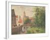 Old Bridge, Bruges-Camille Pissarro-Framed Giclee Print