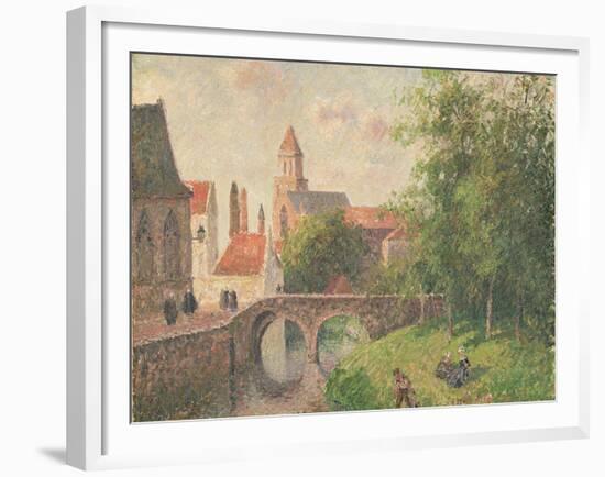 Old Bridge, Bruges-Camille Pissarro-Framed Giclee Print