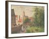 Old Bridge, Bruges-Camille Pissarro-Framed Giclee Print