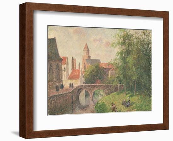 Old Bridge, Bruges-Camille Pissarro-Framed Giclee Print