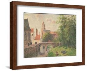 Old Bridge, Bruges-Camille Pissarro-Framed Giclee Print