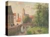 Old Bridge, Bruges-Camille Pissarro-Stretched Canvas