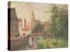 Old Bridge, Bruges-Camille Pissarro-Stretched Canvas