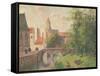 Old Bridge, Bruges-Camille Pissarro-Framed Stretched Canvas