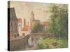 Old Bridge, Bruges-Camille Pissarro-Stretched Canvas