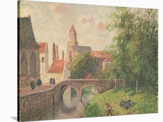 Old Bridge, Bruges-Camille Pissarro-Stretched Canvas