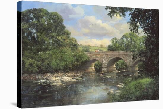 Old Bridge, Derbyshire-Clive Madgwick-Stretched Canvas
