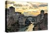 Old Bridge in Mostar-dabldy-Stretched Canvas