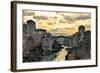 Old Bridge in Mostar-dabldy-Framed Photographic Print