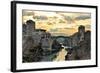 Old Bridge in Mostar-dabldy-Framed Photographic Print