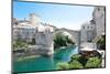 Old Bridge on River Neretva - Mostar, Bosnia and Herzegovina-Aleksandar Todorovic-Mounted Photographic Print