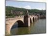 Old Bridge over the River Neckar, Old Town and Castle, Heidelberg, Baden-Wurttemberg, Germany, Euro-Hans Peter Merten-Mounted Photographic Print