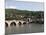 Old Bridge over the River Neckar, Old Town and Castle, Heidelberg, Baden-Wurttemberg, Germany, Euro-Hans Peter Merten-Mounted Photographic Print