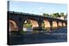 Old Bridge, Perth, Scotland-Peter Thompson-Stretched Canvas