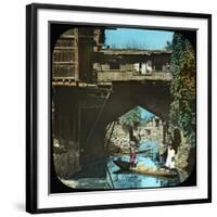Old Bridge, Srinagar, Kashmir, India, Late 19th or Early 20th Century-null-Framed Giclee Print