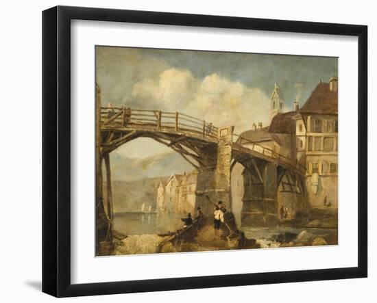 Old Bridge-George Balmer-Framed Giclee Print