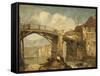 Old Bridge-George Balmer-Framed Stretched Canvas