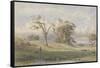 Old British Camp in Bulstrode Park, 1860-George Arthur Fripp-Framed Stretched Canvas