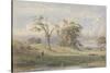 Old British Camp in Bulstrode Park, 1860-George Arthur Fripp-Stretched Canvas