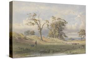 Old British Camp in Bulstrode Park, 1860-George Arthur Fripp-Stretched Canvas