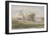 Old British Camp in Bulstrode Park, 1860-George Arthur Fripp-Framed Giclee Print