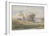 Old British Camp in Bulstrode Park, 1860-George Arthur Fripp-Framed Giclee Print