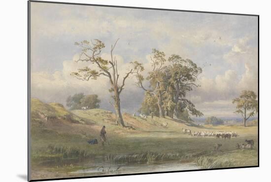 Old British Camp in Bulstrode Park, 1860-George Arthur Fripp-Mounted Giclee Print