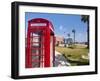 Old British Telephone Call Box at the Cruise Terminal in the Royal Naval Dockyard, Bermuda-Michael DeFreitas-Framed Photographic Print