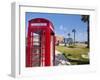 Old British Telephone Call Box at the Cruise Terminal in the Royal Naval Dockyard, Bermuda-Michael DeFreitas-Framed Photographic Print