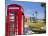 Old British Telephone Call Box at the Cruise Terminal in the Royal Naval Dockyard, Bermuda-Michael DeFreitas-Mounted Photographic Print