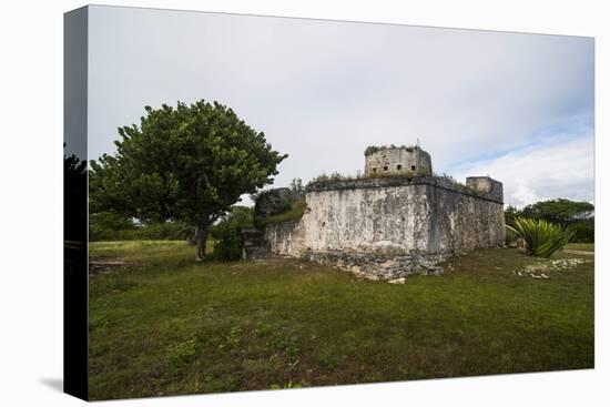 Old British Watch Tower in Barbuda, Antigua and Barbuda, West Indies, Caribbean, Central America-Michael Runkel-Stretched Canvas