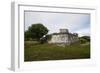 Old British Watch Tower in Barbuda, Antigua and Barbuda, West Indies, Caribbean, Central America-Michael Runkel-Framed Photographic Print