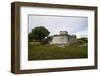 Old British Watch Tower in Barbuda, Antigua and Barbuda, West Indies, Caribbean, Central America-Michael Runkel-Framed Photographic Print